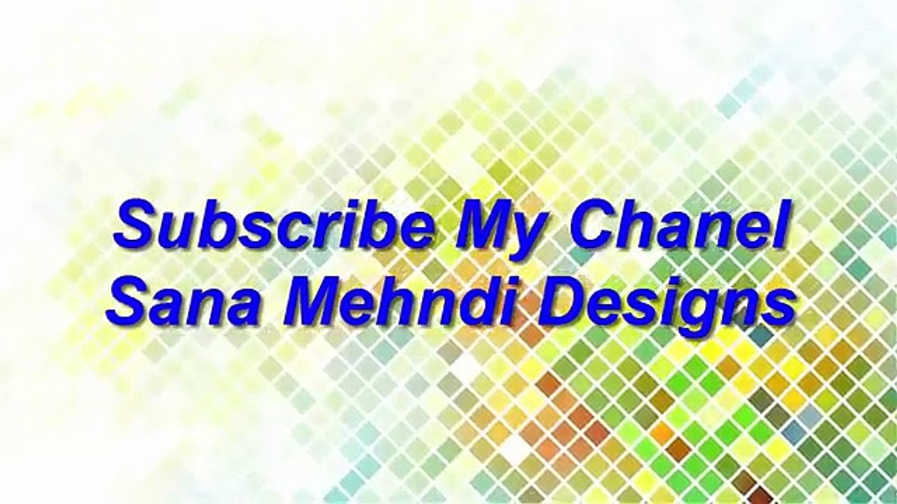 Latest Mehndi Designs For Girls