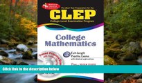 FAVORIT BOOK  CLEP College Mathematics w/CD-ROM (CLEP Test Preparation) BOOOK ONLINE