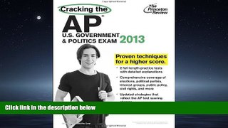 FAVORIT BOOK  Cracking the AP U.S. Government   Politics Exam, 2013 Edition (College Test