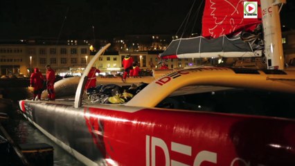Voile    |    Joyon a l'assaut du Trophée Jules Verne - Bretagne Télé
