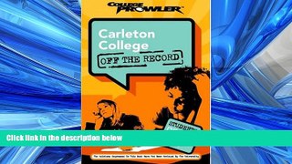FAVORIT BOOK  Carleton College: Off the Record (College Prowler) (College Prowler: Carleton