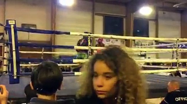 Fiorenzo Bacqueville (Muay Thai Vendinois) Vs Giovanni Palmas (KTB Rosult) championnat regional Muay Thai FFKMDA Waziers Nov 2016