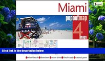 Buy  Miami Popout Map: pop-up city street map of Miami and Miami Beach - folded pocket size travel