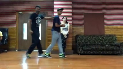 Woowwwwww! Milky Beauty Thammanah ChellaKutty Mind-blowing Steps Practice __ Devi & Prabhu Deva