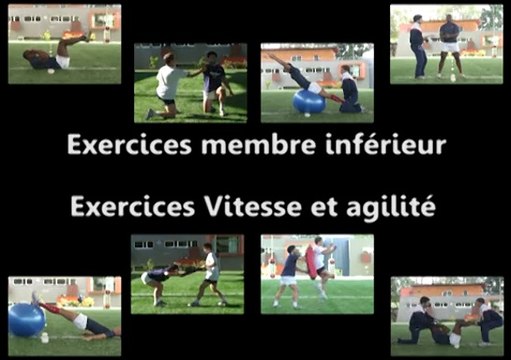 Exercices membre inférieur : vitesse et agilité
