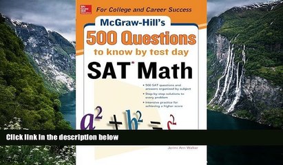 Deals in Books  500 SAT Math Questions to Know by Test Day (Mcgraw Hill s 500 Questions to Know By