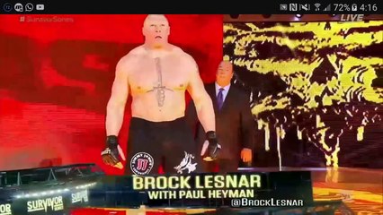GOLDBERG VS BROCK LESNAR WWE SURVIVOR SERIES 20 november 2016 FULL MATCH HD
