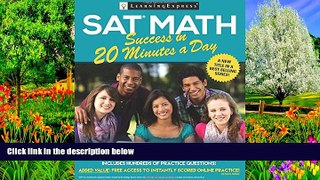 Buy NOW  SAT Math Success in 20 Minutes a Day  READ PDF Online Ebooks