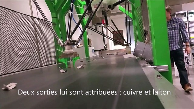 Pour trier et recycler différents types de métaux