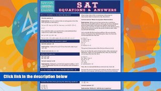 Big Sales  SAT Equations   Answers (Speedy Study Guide)  Premium Ebooks Best Seller in USA
