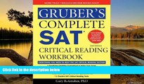 Deals in Books  Gruber s Complete SAT Critical Reading Workbook  READ PDF Online Ebooks