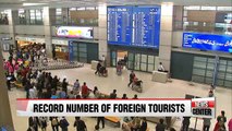 Record-high number of foreigners visited Korea in first 10 months of 2016