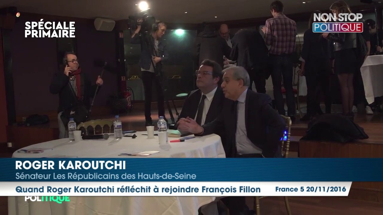 Primaire à droite: quand Roger Karoutchi réfléchissait à rallier François Fillon