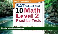 Buy NOW  McGraw-Hills SAT Subject Test 10: Math Level 2 Practice Tests  Premium Ebooks Best Seller