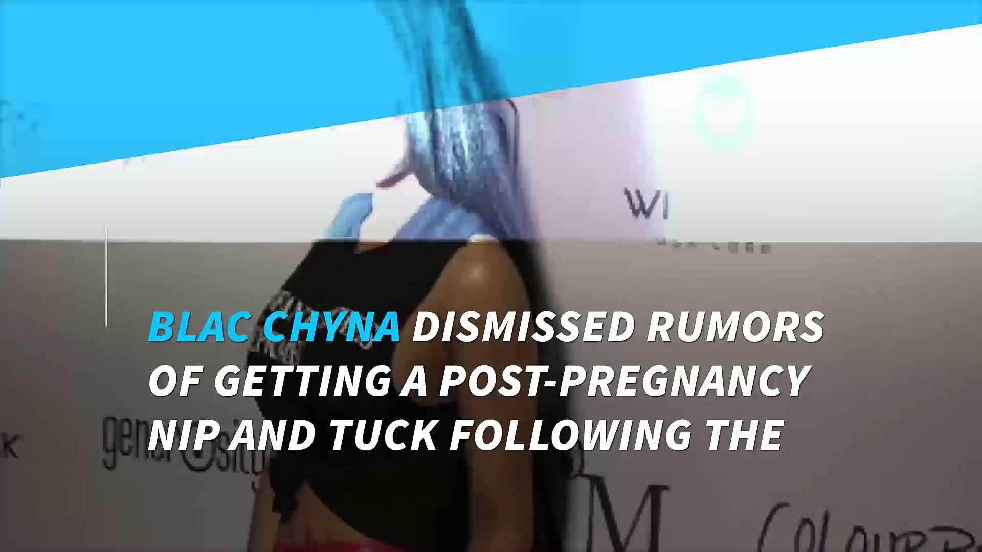 ⁣Blac Chyna shuts down post-pregnancy weight loss surgery rumors