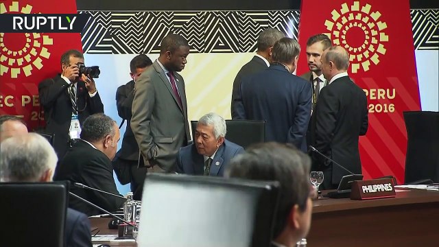 Путин и Обама поговорили один на один