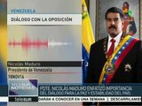 Maduro llama a fomentar valores de diálogo y respeto