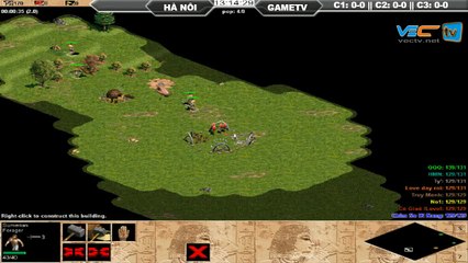 AOE 4vs4  Hà Nội vs GameTV C1T1 part 1