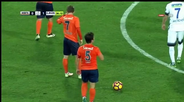 Emre Belozoglu Super Goal HD - Basaksehir-1-1-Rizespor 21.11.2016