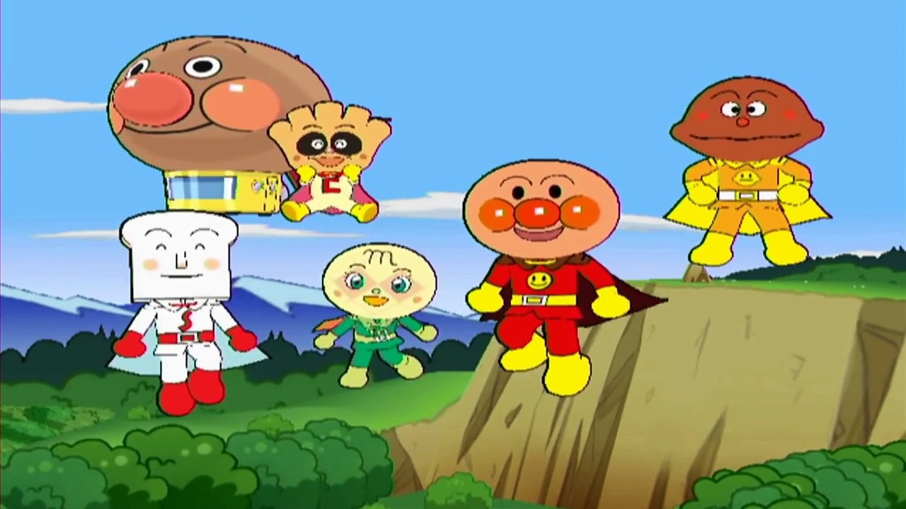 アンパンマンにこにこパーティー ジャムおじさんのパン工場 高画質 アニメ シュート スターチャ...