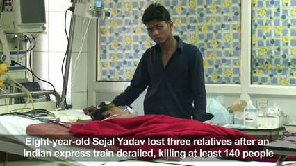 Survivors of India train crash in hospital and in mourning