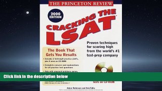 READ THE NEW BOOK Princeton Review: Cracking the LSAT with Sample Tests on CD-ROM, 2000 Edition