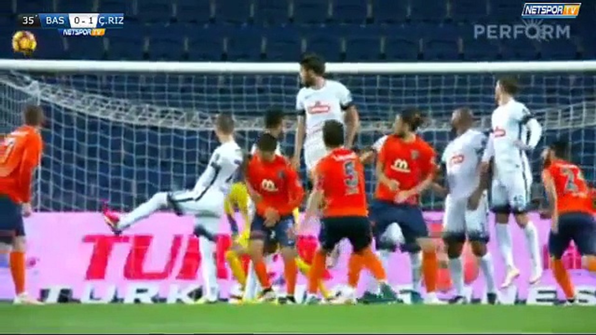 Istanbul Basaksehir Vs Rizespor 2 1 All Goals And Highlights Video Dailymotion