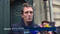Réactions devant le domicile de François Fillon