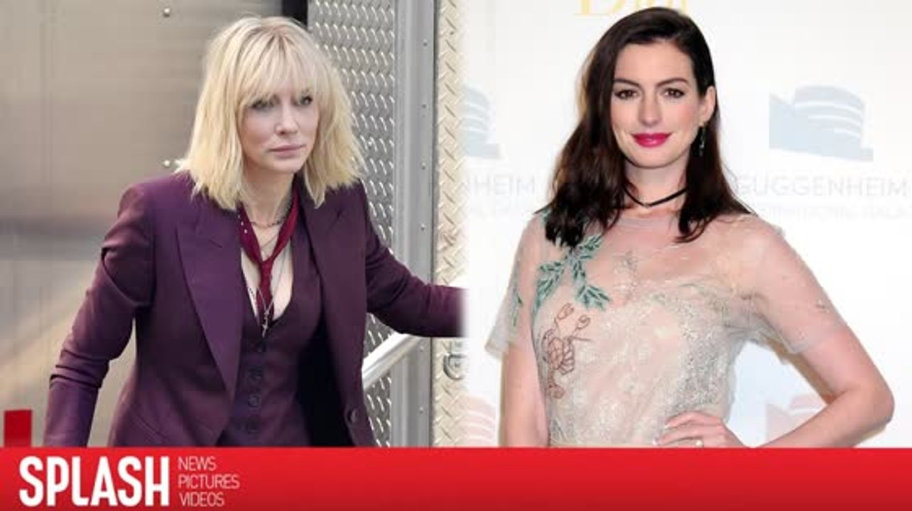 Oceans Hate? Cate Blanchett and Anne Hathaway are 'Having Words' on Set