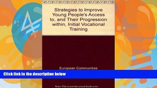 Big Sales  Strategies to Improve Young People s Access to, and Their Progression within, Initial