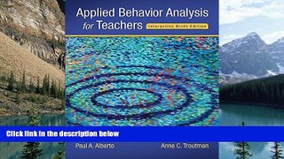 Buy NOW  Applied Behavior Analysis for Teachers Interactive Ninth Edition, Enhanced Pearson eText