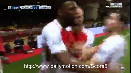 Thomas Lemar Goal Monaco 2 - 1 Tottenham CL 22-11-2016