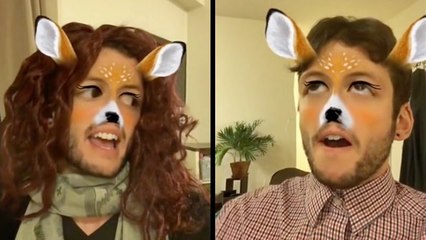 Deer Debate 'Road Crossing' In Hilarious Snapchat Sketch