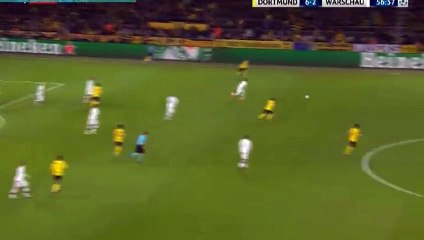 Michal Kucharczyk Goal - Dortmund 6 - 3 Legia Warsaw 22-11-2016 HD
