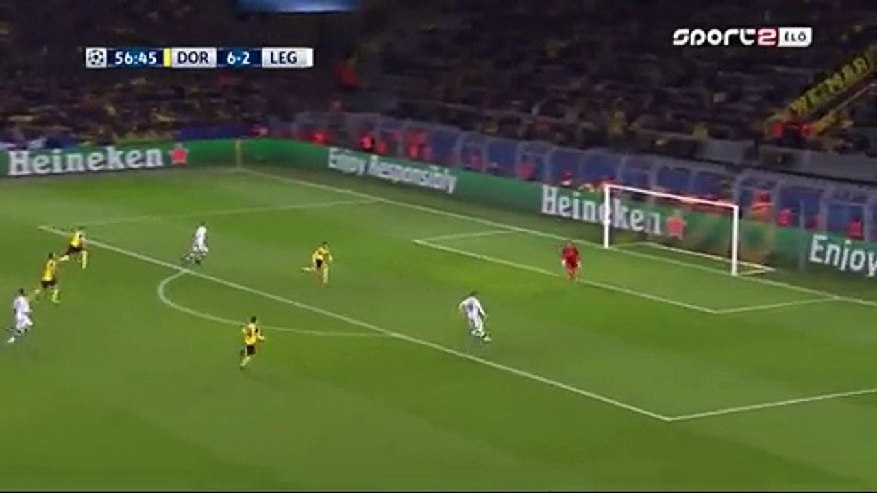 6-3 Michal Kucharczyk Goal HD - Dortmund 6-3 Legia - 22.11.2016
