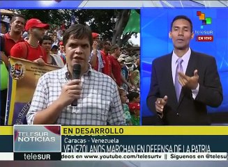 Venezuela: estudiantes se movilizan en apoyo del presidente Maduro