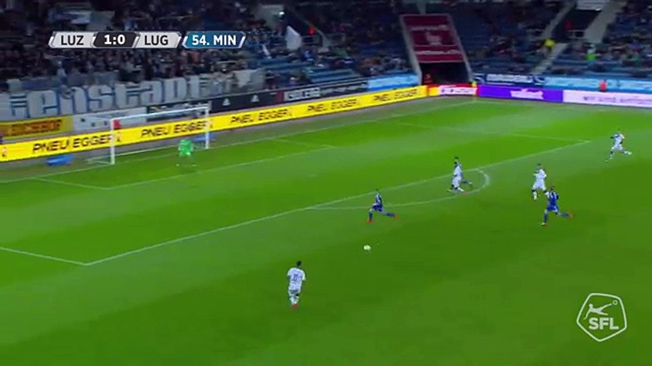 FC Luzern 1:1 FC Lugano (Swiss Super League 15. Runde 2016/2017 20.November 2016)