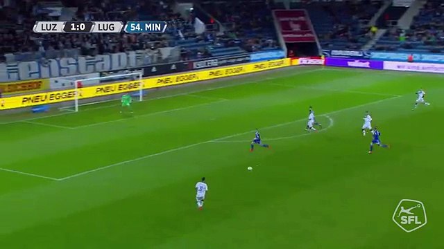 FC Luzern 1:1 FC Lugano (Swiss Super League 15. Runde 2016/2017 20.November 2016)