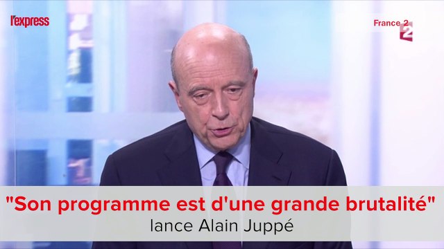 Juppé sur Fillon: Son programme est d'une grande brutalité sociale