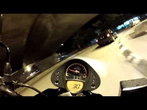 l test my GoPro Hero 2 In Kawasaki ER6N