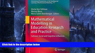 Deals in Books  Mathematical Modelling in Education Research and Practice: Cultural, Social and