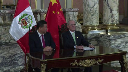 Presidente de China visita Perú con la mira en el libre comercio