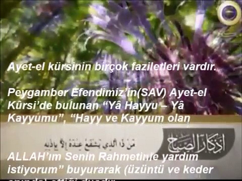 NAZAR VE BÜYÜYE KARŞI DUALAR . . .