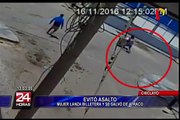 Ladrones son captados por cámaras de seguridad en Chiclayo y Chimbote