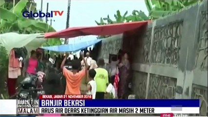 Bencana Banjir di Muara Gembong Bekasi Masih Belum Surut