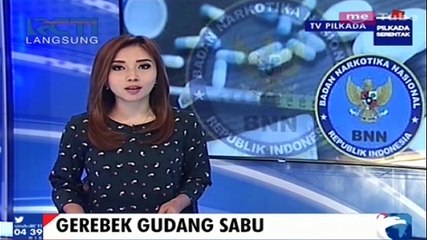 Pabrik Gudang Sabu di Surabaya Digerebek