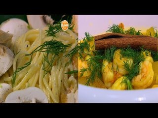 جمبري بالأناناس - سلطة مكرونة  بالفيلية والخس  | شبكة و صنارة حلقة كاملة