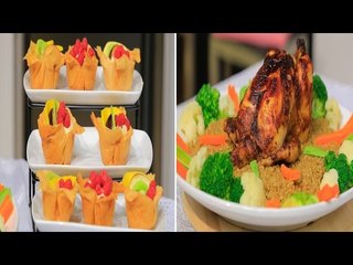 دجاجة مشوية بصوص الباربيكيو - اكواب الجلاش  بالفاكهة | حلو و حادق حلقة كاملة