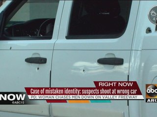 Suspects allegedly shoot woman’s car, thought she was someone else