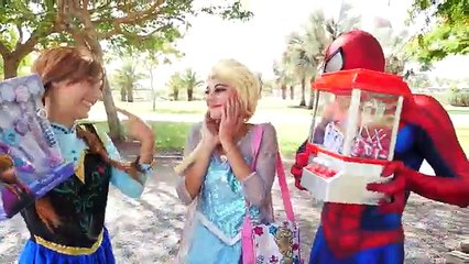 Frozen Elsa eats BUG! Spiderman vs Maleficent Trick vs Tinkerbell w Bad Baby Spider, Pink Spidergir